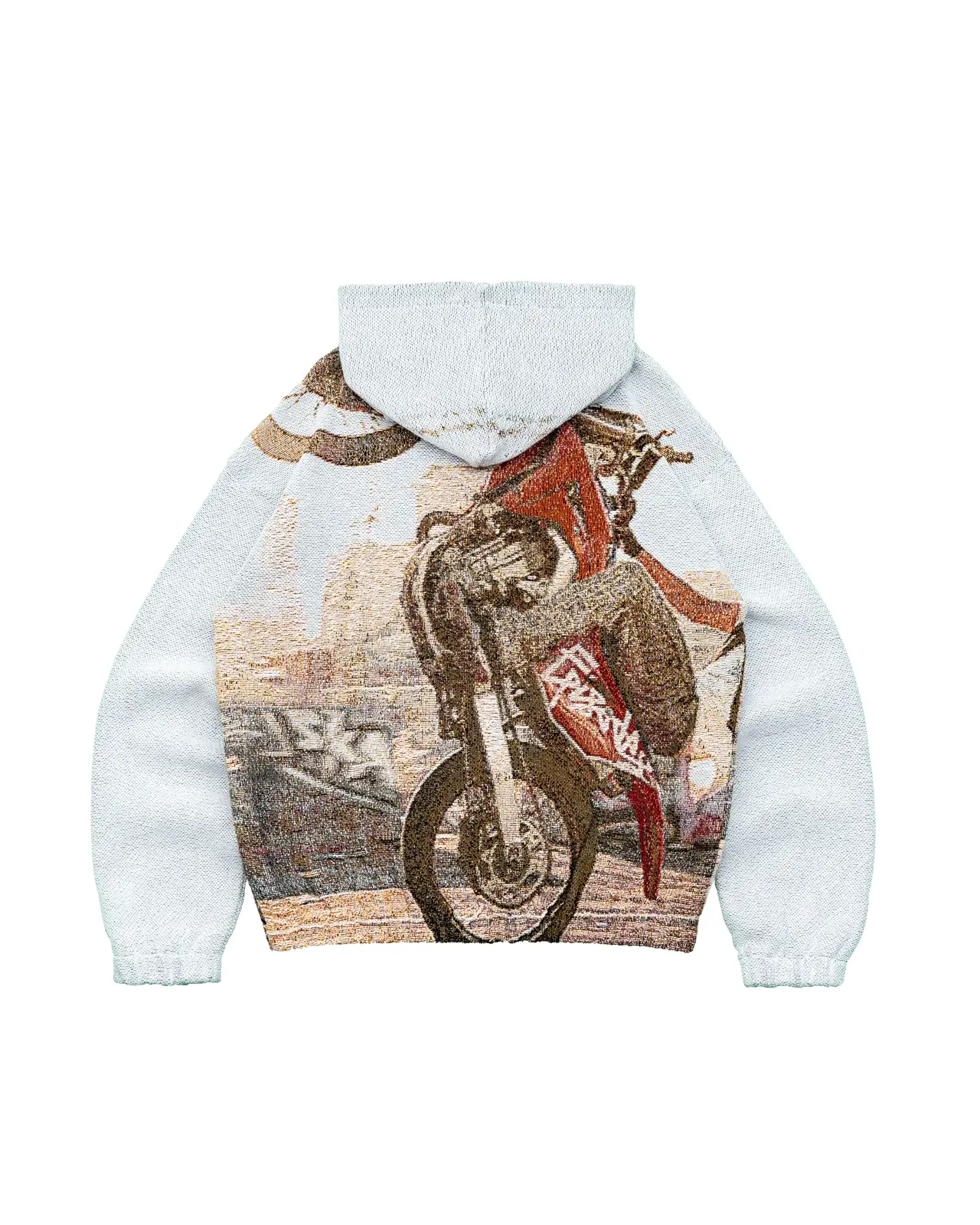 Episodes Wheel Up Tapestry Zip up Hoodie (13)